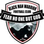 Black Man Warrior Logo